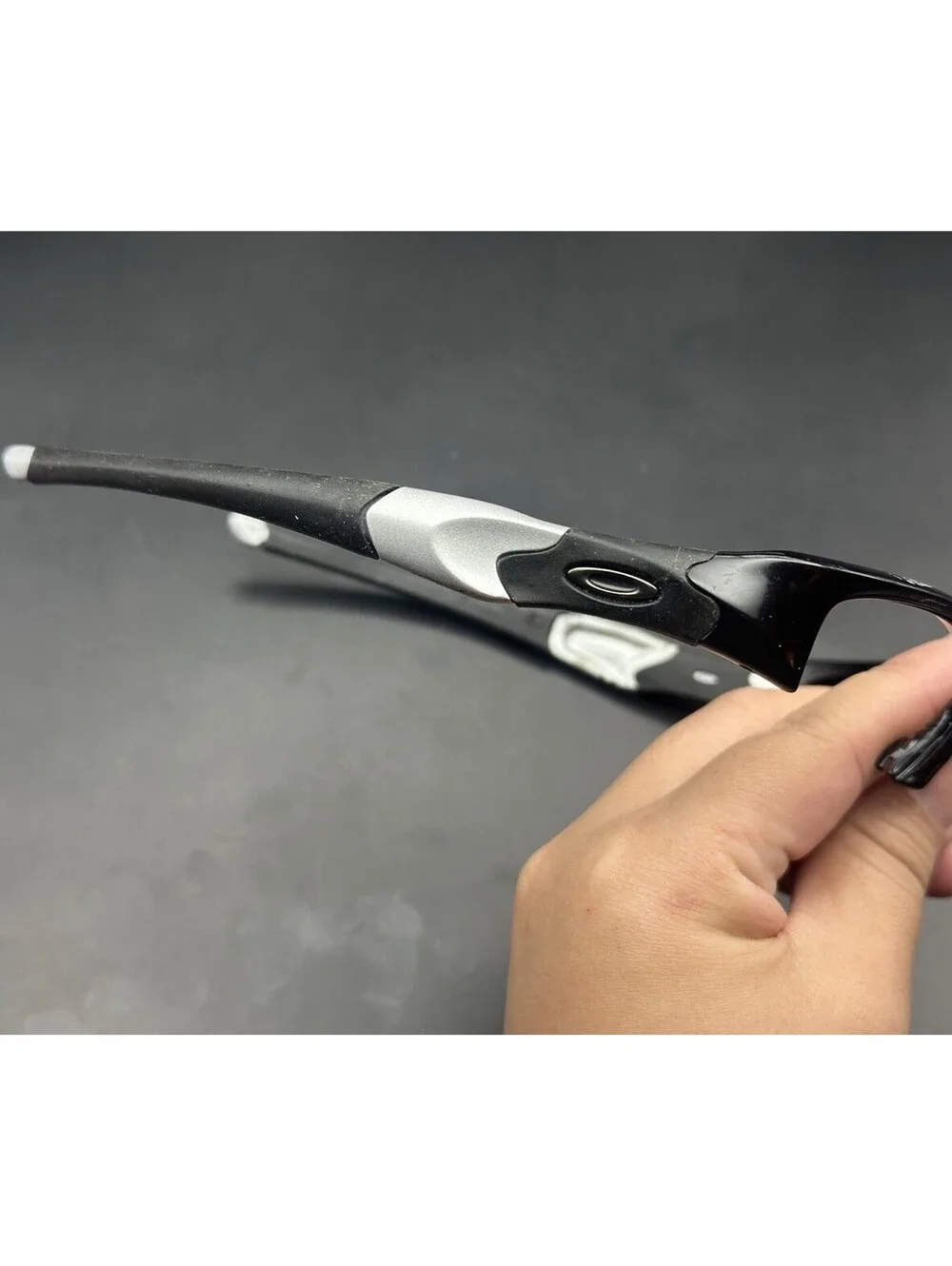 Oakley Flak Jacket Polished Black/Silver Frame